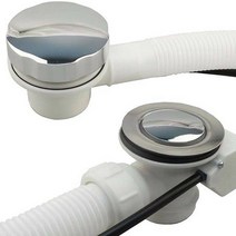 배관자제 스토퍼 55cm 폐기물 드레인 욕실 오버플로 팝업 플러그 스토퍼 숨겨진 파이프 스트레이너 액세서, 한개옵션0