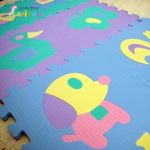 소리안나매트) 12mm 숫자/동물 퍼즐매트10장/놀이방매트, 12T_숫자10장