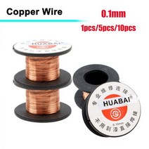 권선코일 구리선0.1mm 케이블 구리 와이어 자석 에나멜 권선 코일 10pcs/5pcs/1pcs DIY BGA PCB 수리 공구, 02 YD87-5 Rolls