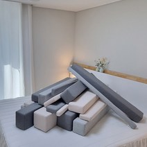 노틈 침대틈새쿠션 침대벽 틈새막이 침대사이, 120, 15X5, 베이지