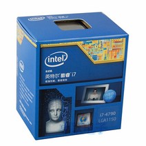 인텔 I7-4790 박스형 i7 쿼드 코어 프로세서 데스크탑 CPU 지원 Z97, 한개옵션0