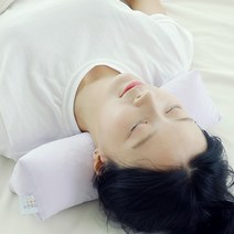 수면공감 경추 사이베개 목베개, 크림버터