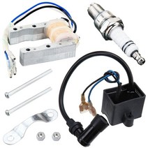 2 스트로크 49Cc 50CC 60Cc 80Cc 모터 자전거 자전거에 엔진 CDI 점화 코일 자기 고정자 코일 스파크 플러그 키트, 보여진 바와 같이, 하나