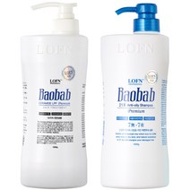 로픈 바오밥 LPP 트리트먼트 1000g+로픈 바오밥 안티오일리(지성)샴푸 1000g, 1세트