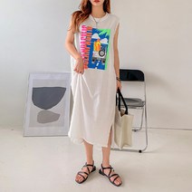그녀희제 네온 오션 나시 원피스