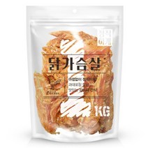 인터펫코리아 정직하개 1KG 대용량 강아지간식 닭가슴살/닭&고구마/오리가슴살/오리&고구마 x 택일 1개 초특가, 닭&고구마 x 1개