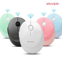 아이리버 IRIVER 2.4GHz 무소음 무선 버티컬 마우스 EQwear-QV7, 민트 그린