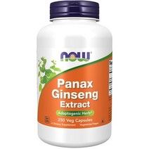 나우푸드 파낙스 진생 500mg 캡슐, 250개입, 1개