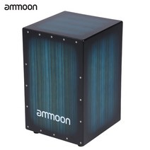 카혼 미니 타악기 카혼 악기ammoon 나무 상자 드럼 cajon 손 드럼 persussion instrument 나무 찌르기 고무 피트 303148cm