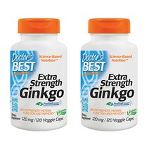 닥터스베스트 엑스트라 스트렝스 징코 120mg 베지 캡, 120개입, 2개