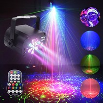 미니 빔 프로젝터 휴대용 캠핑 240 패턴 8 홀 usb uv 램프 레이저 라이트 쇼, 8홀 충전식