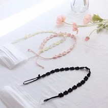 DIY손뜨개 코바늘 마스크목걸이스트랩 만들기 패키지 동영상포함, 그라데이션핑크