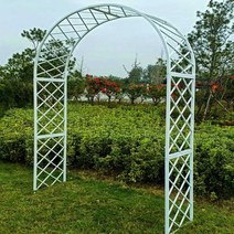 넝쿨 식물 지지대 지주대 마당 꽃 입구 터널 만들기, 블랙 120x40x220