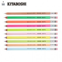 KITABOSHI 감성문구 WOOD NOTE 목재 샤프 0.5mm, 색상_파스텔하늘(W300R-PBL)