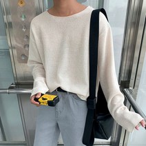 MRCYC 가을 남성 긴팔 티셔츠 한국판 트렌드 이너 얇은 니트 레깅스 티셔츠 위에 옷을 입고