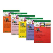 두성/OA팬시페이퍼 120g A4/OA용지 색상지, M66/진보라색, 1세트