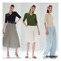 [지베르니] ○ 여성 골지 반팔 니트 3종