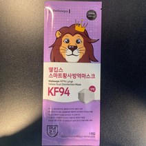 웰킵스 황사방역마스크 대형 KF94, 50개, 1개입