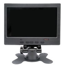 did모니터 전자메뉴판 8 인치 43 측면 및 1024x768 HD LCD 모니터 카메라 자동차 CCTV DVR PC HDMI 호환 AV VGA 입력, 02 EU 플러그