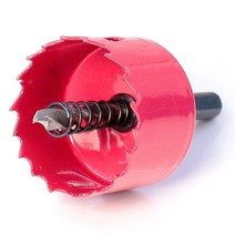 hss 티타늄 코발트 센터 펀치 60-200mm 바이메탈 우드 홀 톱 드릴 비트 HSS 스틸 M42 구멍 목재 키트 오프너 판자 목재/알루미늄 철 파이프, [25] 180 mm, [01] 빨간