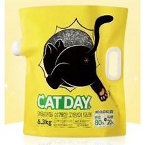 캣데이 고양이 모래 6.3kg X 2개 카사바 블랜 벤토 제오라이트 활성탄 베이킹소다 구연산