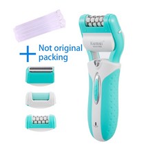 보풀제거기 만능 업소용 세탁소 휴대용 수동 전기식 Kemei-3 인 1 충전식 전기 면도기 발 관리 도구, 01 KM-6198B-Bubble