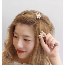 꽃진주 미니집게핀 진주집게핀 진주머리핀 포인트핀 진주핀 앞머리핀 옆머리핀 앞머리집게핀 반머리핀 삔