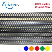 WIFI 6E AX210 블루투스 5.3 네트워크 카드 0603 0805 1206 3528 5050 5730 SMD LED 발광 레드 옐로우 그린 화이트 블루 로트당 100 개, 10.5730 Green