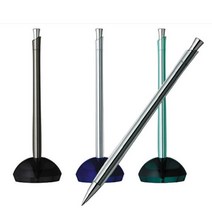 제브라 플로스 데스크펜 0.7mm 유성볼펜 BA65, 글래스 블루