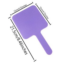 휴대용손거울 도매 메이크업 거울 손 개최 광장 사용자 정의 로고 매일 핑크블랙화이트 작은, style14+5pcs with logo