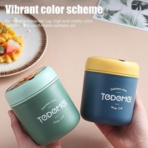 캠핑용 반합 컬러 코펠 & 도시락 500ml 보온병 휴대용 스테인레스 스틸 식품 수프 용기 진공 플라스크 보온병 용기 상자 주방 액세서리, b pp- 보온병 아님