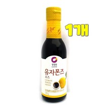 *댕이몰* 청정one 유자폰즈소스 240g - 유자맛이 달달하게, 1개