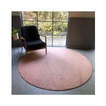 꼬모러그 올키드 원형 거실카페트 200x200, 아쿠아