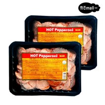 [희주몰] 대경햄 핫 페파로니 1kg, 2개