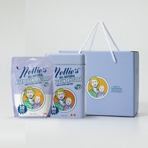 넬리베이비 선물세트(틴1kg+파우치726g) 무향 국민아기 세탁 세제 유아용 친구출산선물, 상세페이지 참조