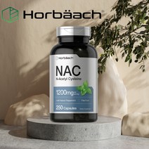 호바흐 NAC N 아세틸 시스테인 항산화 안티에이징 아미노산 보충제 1통, 240캡슐