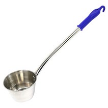 스텐 파란 삭구 (5사이즈) 업소용 육수 소스 국자, 대