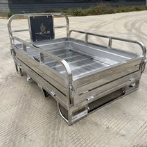 경운기 짐칸 트레일러 트랙터 추레라 스테인레스 스틸, 1.3m x 1m