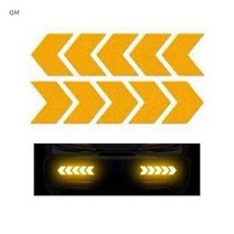 반사판반사 테이프 자체 접착 방수 눈에 잘 보이는 스티커 13MF 10Pcs, 05 Orange