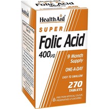 HealthAid Folic Acid 헬스에이드 엽산 270정