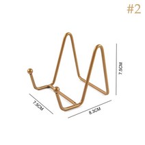 서빙로봇 음식배달 비대면 호텔 식당 자동서빙플레이트 디스플레이 스탠드 그림 이젤 금속 홀더 접시 탁상, 02 A2