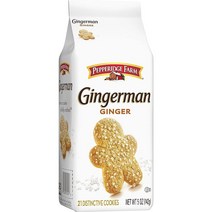 페퍼리지팜 Pepperidge Farm 진저맨 쿠키 생강 21개 1417g(5온스) 백