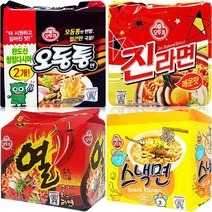 오뚜기 라면 실쏙팩 오진열스 1박스(오동통4+진매5+열라면5+스낵면5), 18세트