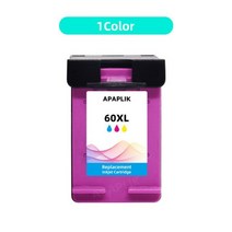 APAPLIK HP 60 HP 60XL 60 XL CC641WN CC644WN 용 C4680 D2680 D1660 D2530 F2430 F4210, 중국, 1 PC 색상