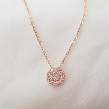 14k 써클 목걸이