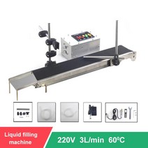 자동 컨베이어 벨트와 YTK 1.5L/3L CNC 단일 헤드 액체 충전 기계 고온 내열 충진 기계, 3L, 110V-220V, UK