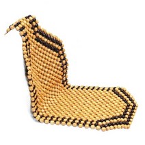 [해외]유니버설 여름 멋진 나무 나무 구슬 시트 커버 마사지 쿠션 의자 커버 자동차 자동 사무실 홈 2 색, 베이지