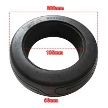 전기차타이어 공기주입기200x90 솔리드 튜브리스 타이어 8 인치 내마 모성 미끄럼 방지 전기 스쿠터 밸런싱, 02 tyre B