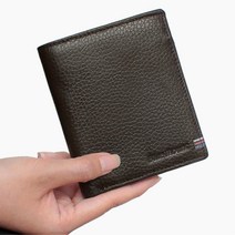 젊은남자 비상금지퍼 소가죽 중지갑 중간사이즈 아빠선물 반지갑 선물