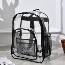 PVC 백팩 투명 스포츠 물놀이 여름 비치백 수영장 방수 가방 지퍼 비닐백